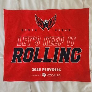 Washington Capitals Red Playoffs Rally Towel